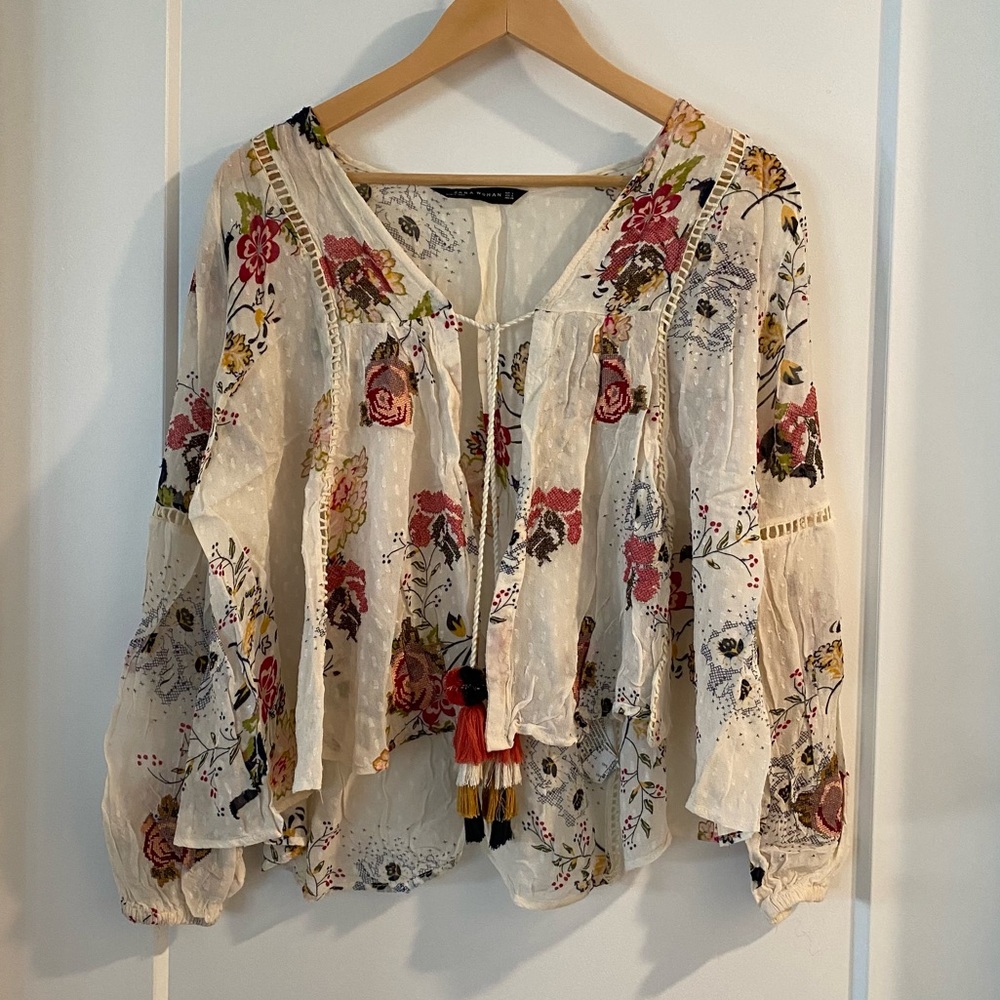 Zara Floral Top S